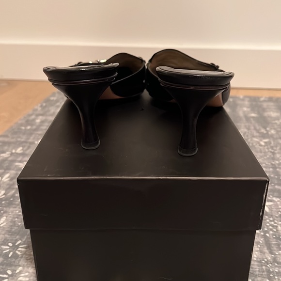 Gucci black pointy mule with silver horse bit - Picture 3 of 6